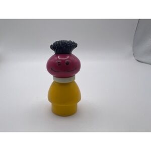 Vintage Fisher Price Little People Sesame Street Roosevelt Franklin 1972 EUC